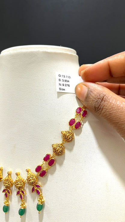 Saravana Jewellers 9.276gms NECKLACE 22K Yellow Gold