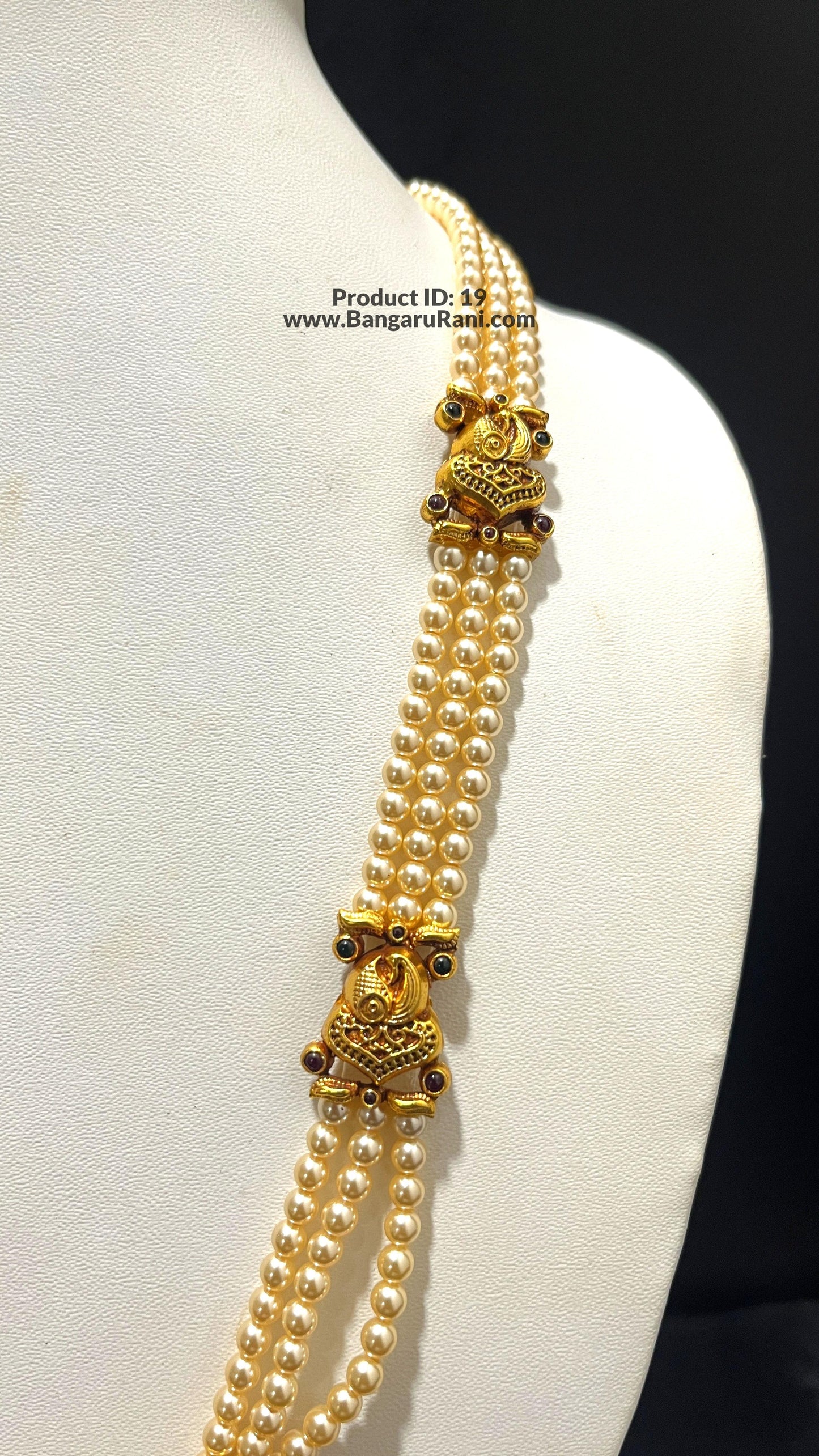 Saravana Jewellers 47.5gms SILVER HARAMS 916 Nakshi