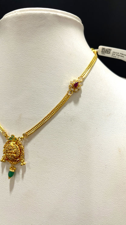 Saravana Jewellers 8.222gms NECKLACE 22K Yellow Gold