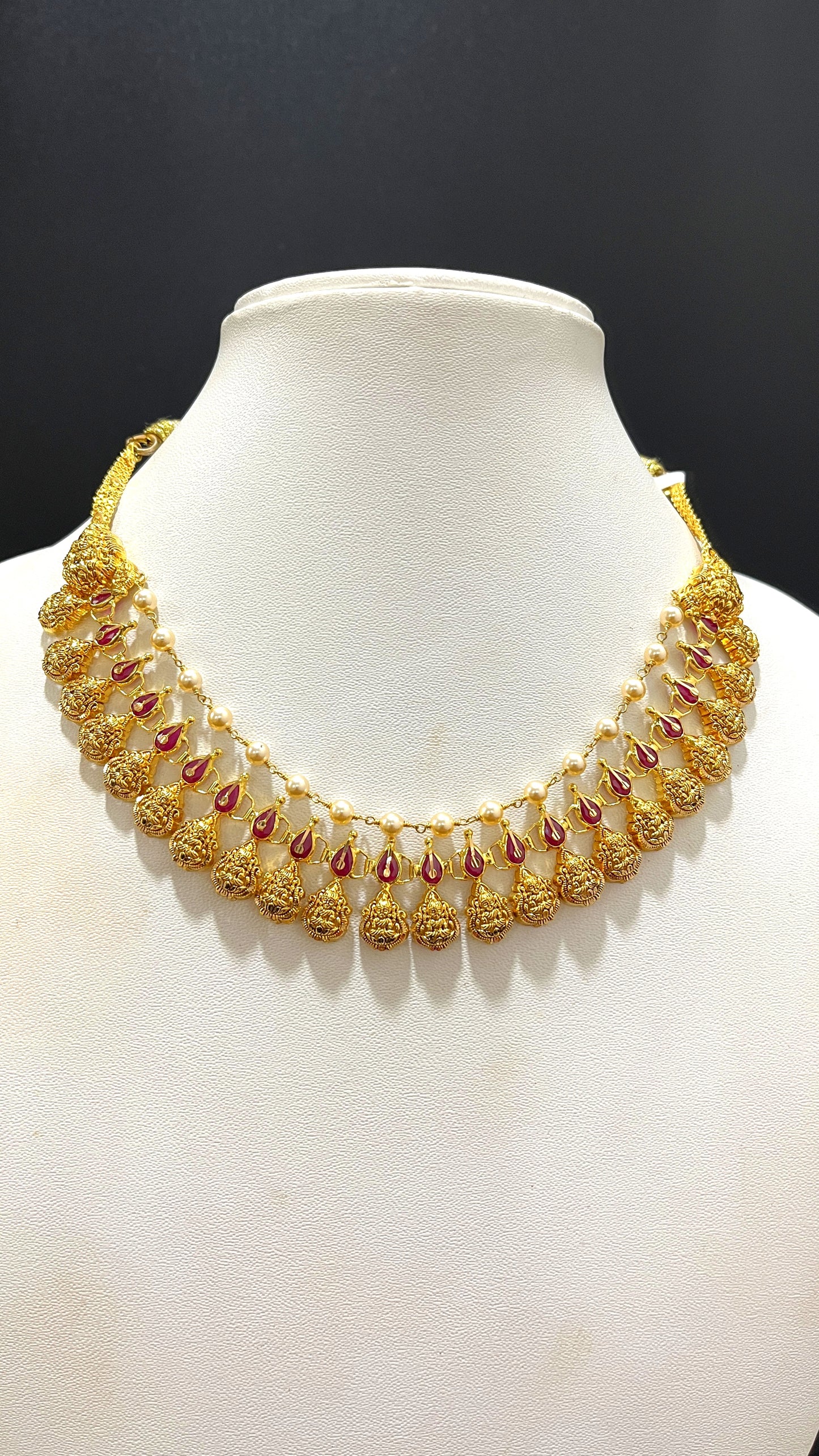 Saravana Jewellers 14.57gms NECKLACE 22K Yellow Gold