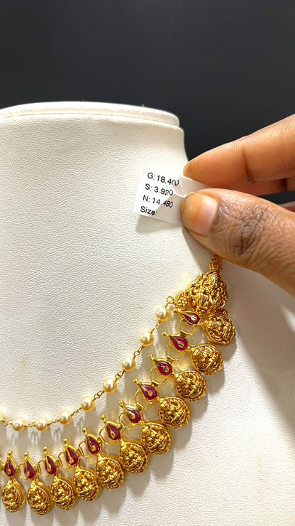 Saravana Jewellers 14.48gms NECKLACE 22K Yellow Gold