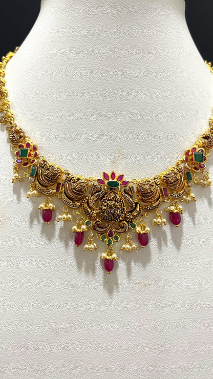 Saravana Jewellers 12.182gms NECKLACE 22K Yellow Gold