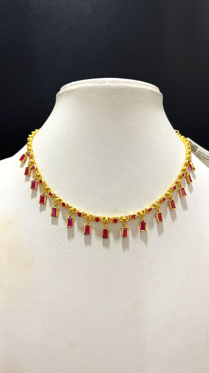 Saravana Jewellers 8.506gms NECKLACE 22K Yellow Gold
