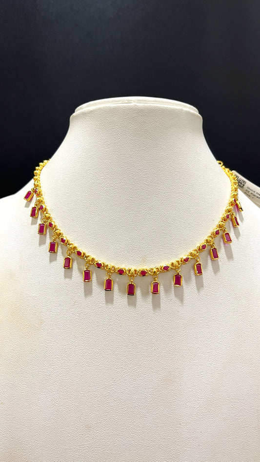 Saravana Jewellers 8.506gms NECKLACE 22K Yellow Gold