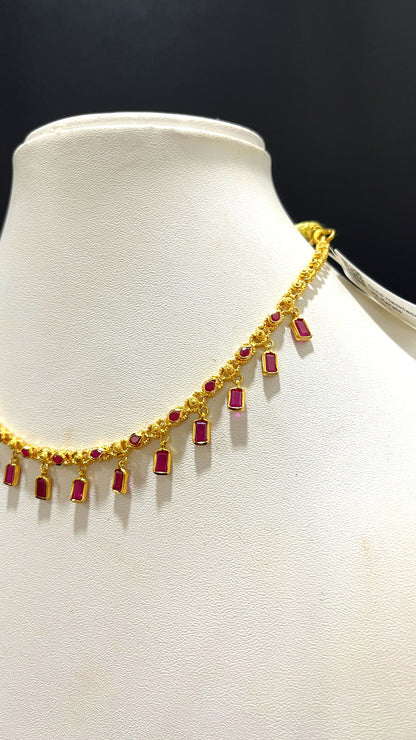 Saravana Jewellers 8.506gms NECKLACE 22K Yellow Gold