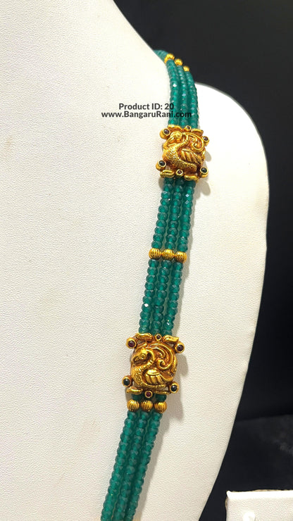 Saravana Jewellers 56.9gms SILVER HARAMS 916 Nakshi