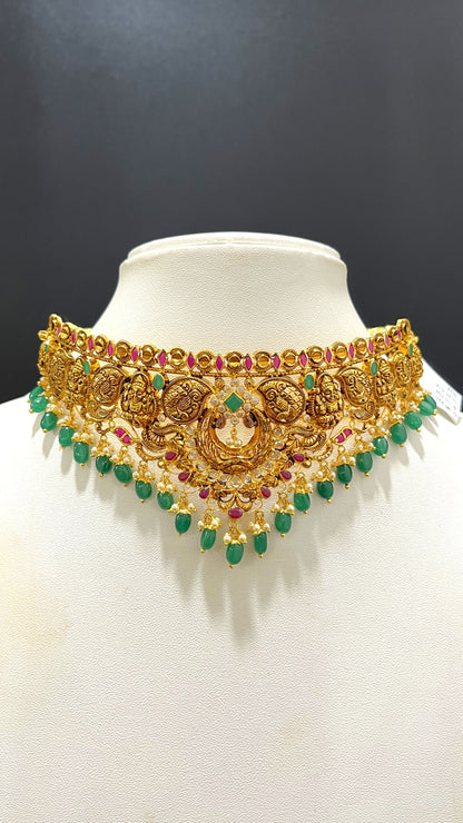 Saravana Jewellers 25.516gms CHOKER 22K Yellow Gold