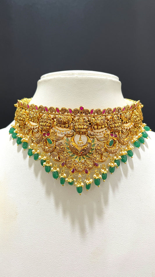 Saravana Jewellers 24.534gms CHOKER 22K Yellow Gold