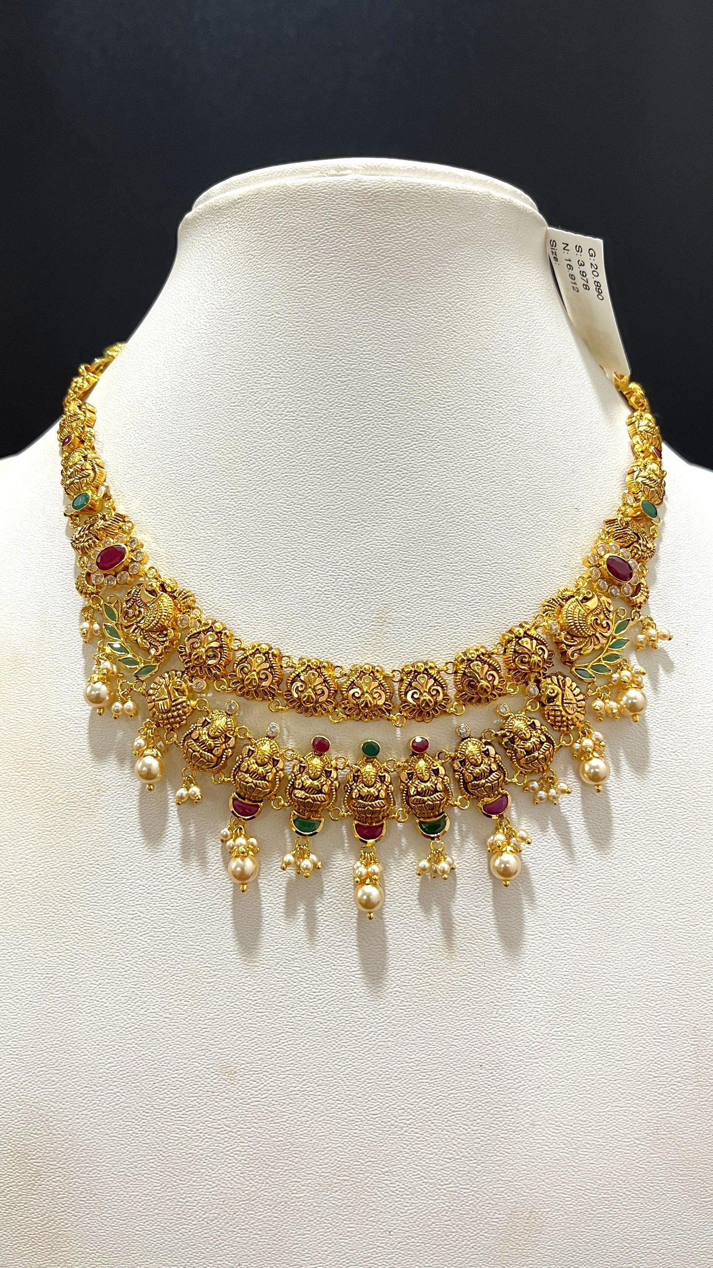 Saravana Jewellers 16.912gms NECKLACE 22K Yellow Gold