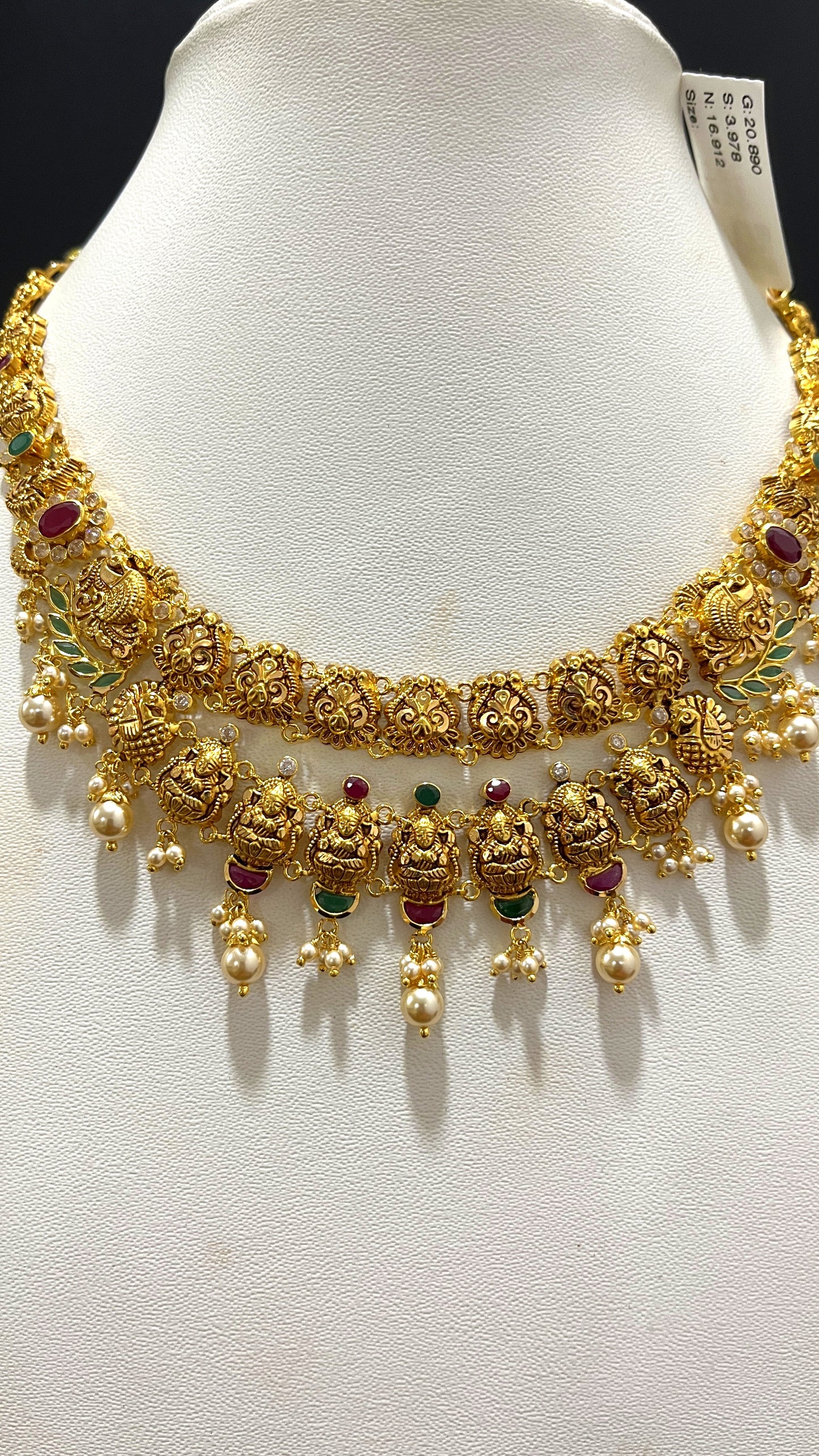 Saravana Jewellers 16.912gms NECKLACE 22K Yellow Gold