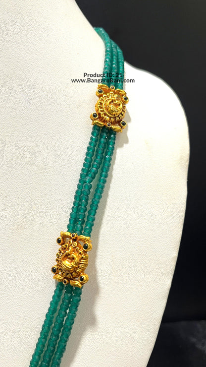 Saravana Jewellers 35.3gms SILVER HARAMS 916 Nakshi