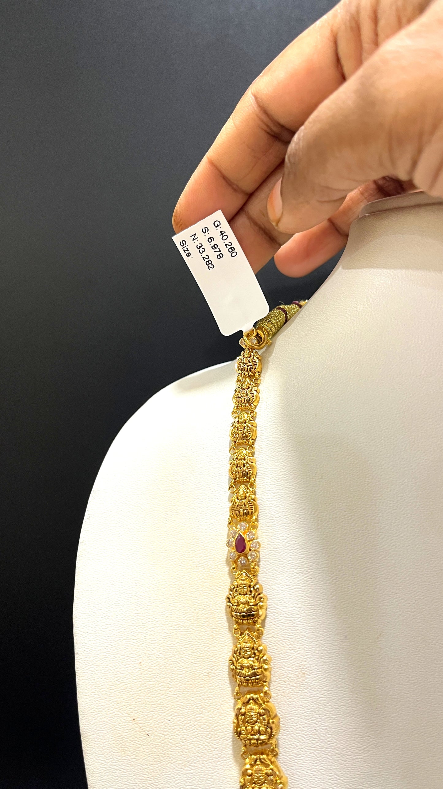 Saravana Jewellers 33.282gms HARAMS 22K Yellow Gold