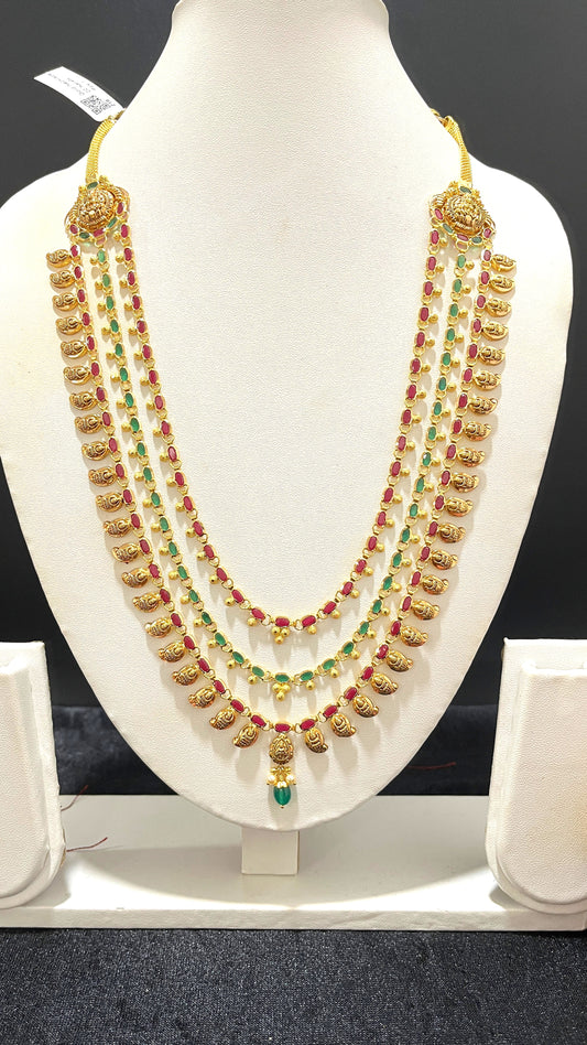 Saravana Jewellers 33.95gms HARAMS 22K Yellow Gold