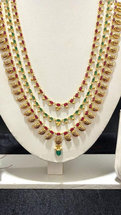 Saravana Jewellers 33.95gms HARAMS 22K Yellow Gold