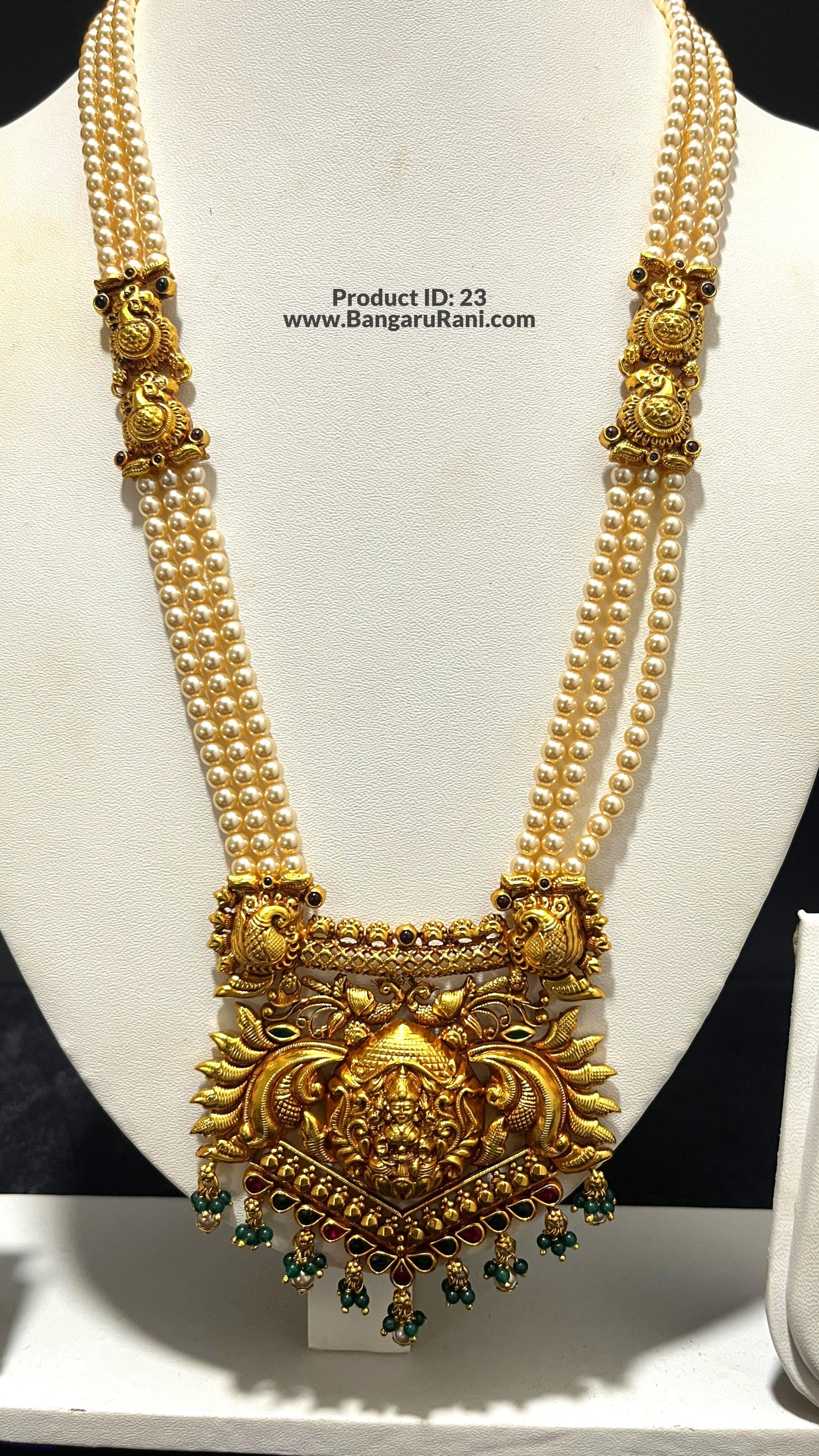 Saravana Jewellers 38.2gms SILVER HARAMS 916 Nakshi