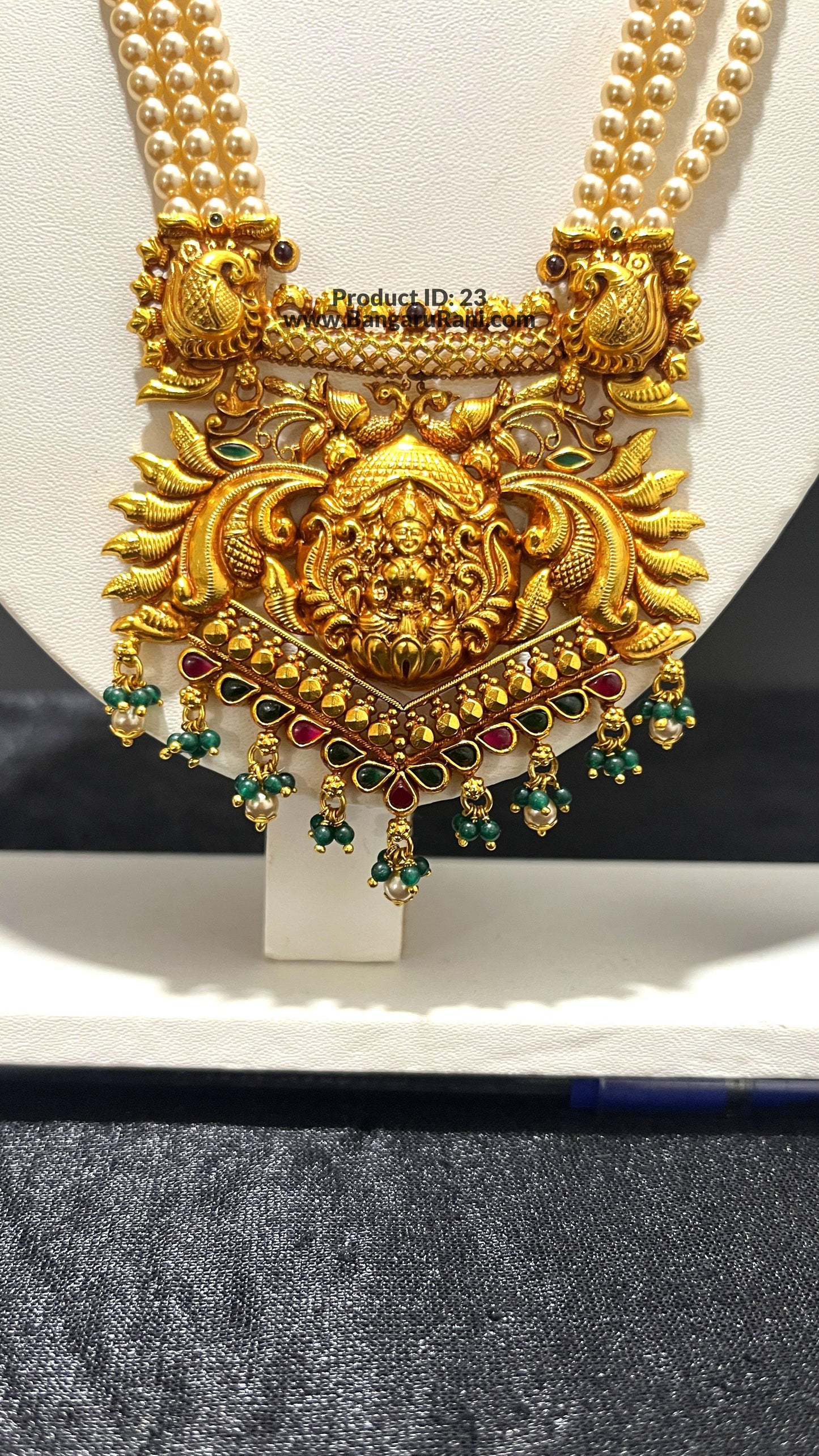 Saravana Jewellers 38.2gms SILVER HARAMS 916 Nakshi