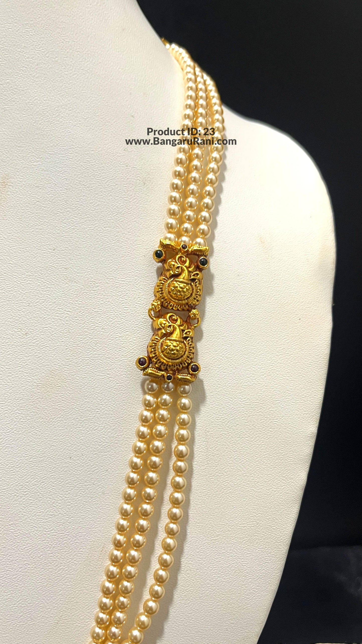 Saravana Jewellers 38.2gms SILVER HARAMS 916 Nakshi