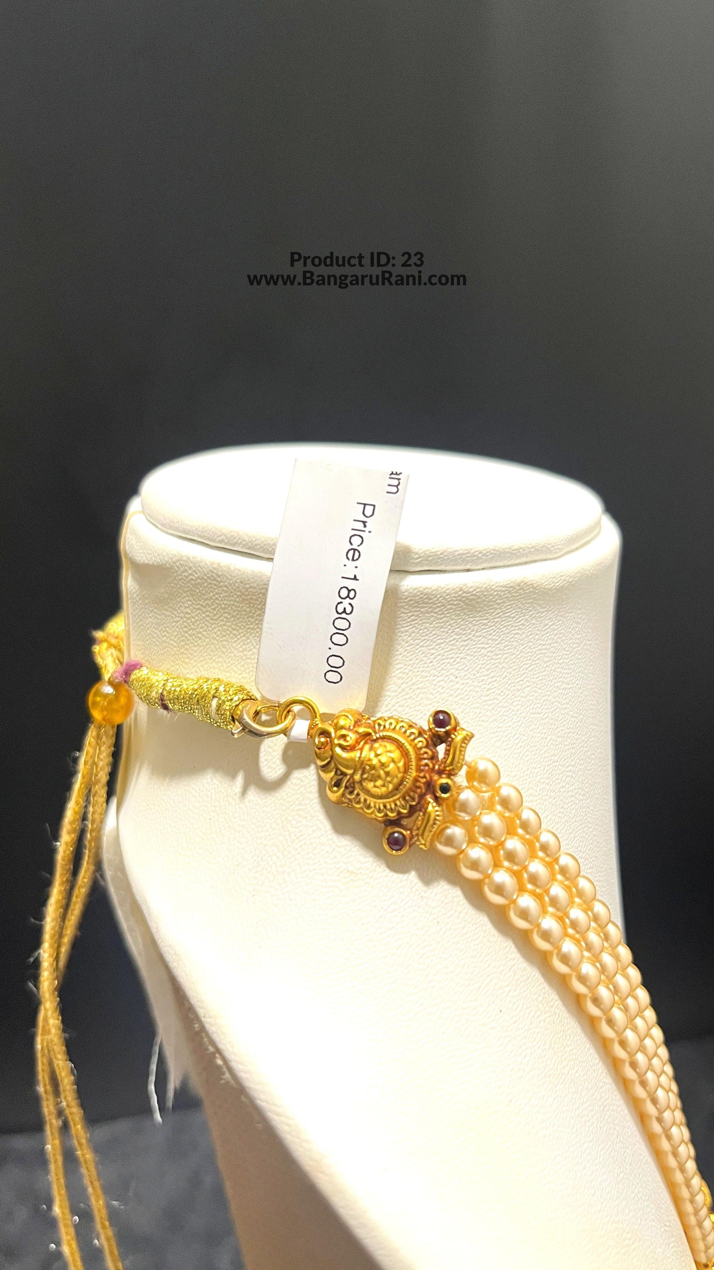 Saravana Jewellers 38.2gms SILVER HARAMS 916 Nakshi