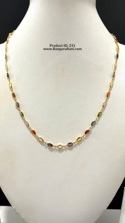 Saravana Jewellers 4.87gms GOLD NECKLACE 22K Yellow Gold