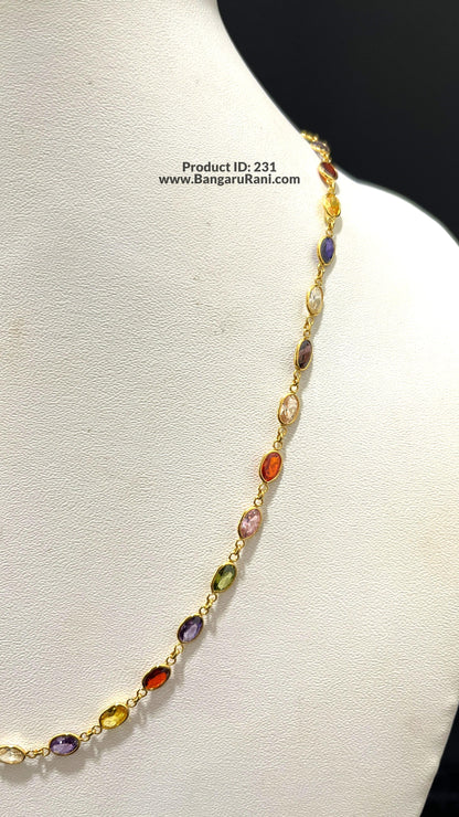 Saravana Jewellers 4.87gms GOLD NECKLACE 22K Yellow Gold