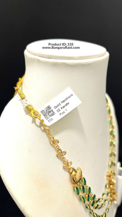 Saravana Jewellers 13.25gms GOLD NECKLACE 22K Yellow Gold