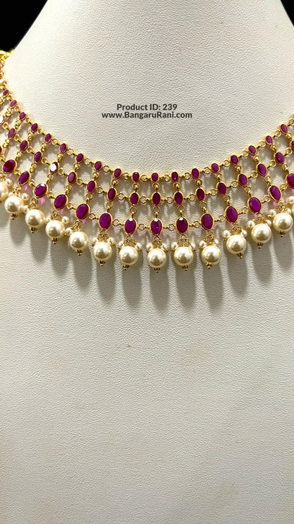 Saravana Jewellers 12.37gms GOLD NECKLACE 22K Yellow Gold