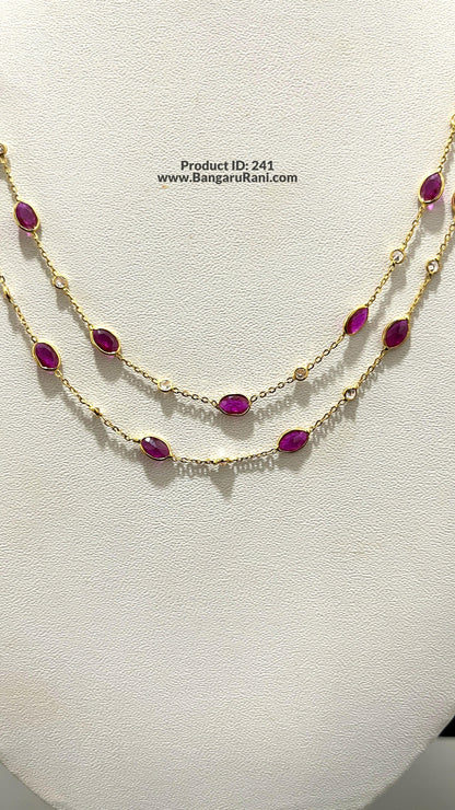 Saravana Jewellers 5.68gms GOLD NECKLACE 22K Yellow Gold