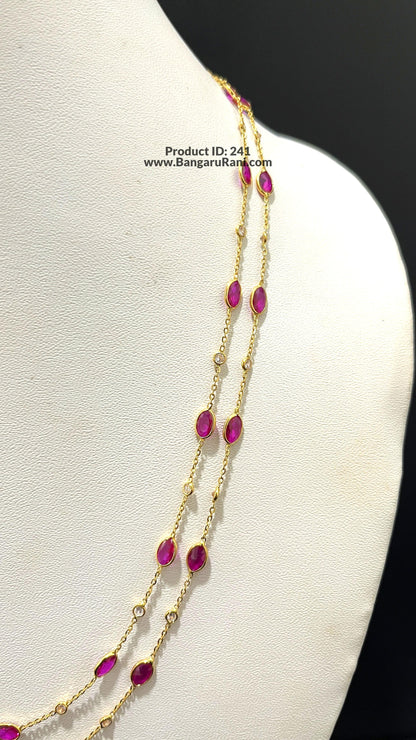 Saravana Jewellers 5.68gms GOLD NECKLACE 22K Yellow Gold