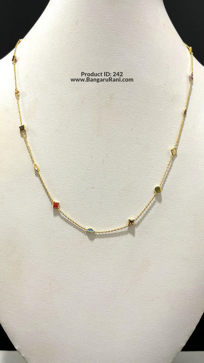 Saravana Jewellers 3.06gms GOLD NECKLACE 22K Yellow Gold