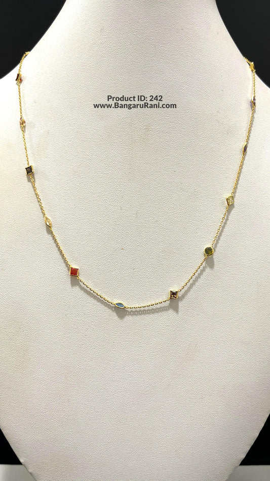 Saravana Jewellers 3.06gms GOLD NECKLACE 22K Yellow Gold