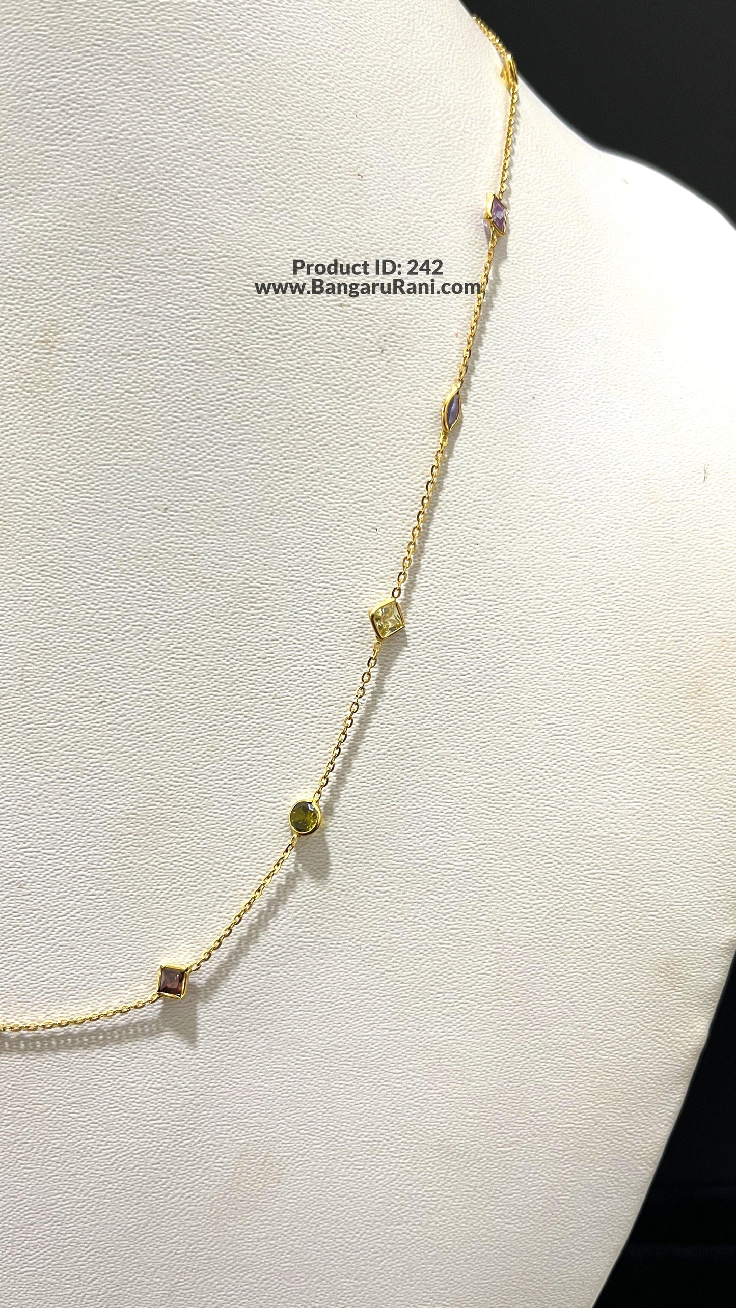 Saravana Jewellers 3.06gms GOLD NECKLACE 22K Yellow Gold
