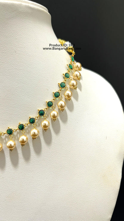 Saravana Jewellers 4.38gms GOLD NECKLACE 22K Yellow Gold