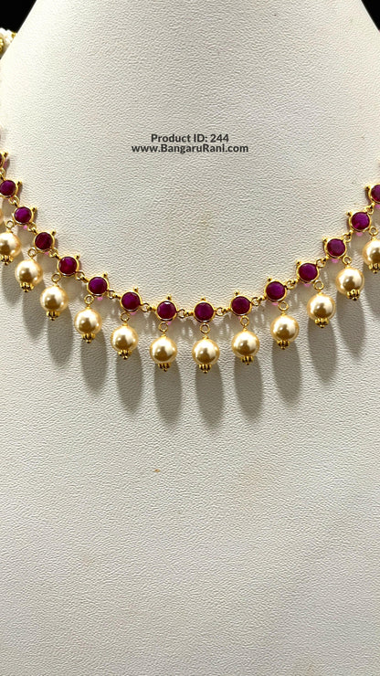 Saravana Jewellers 4.43gms GOLD NECKLACE 22K Yellow Gold