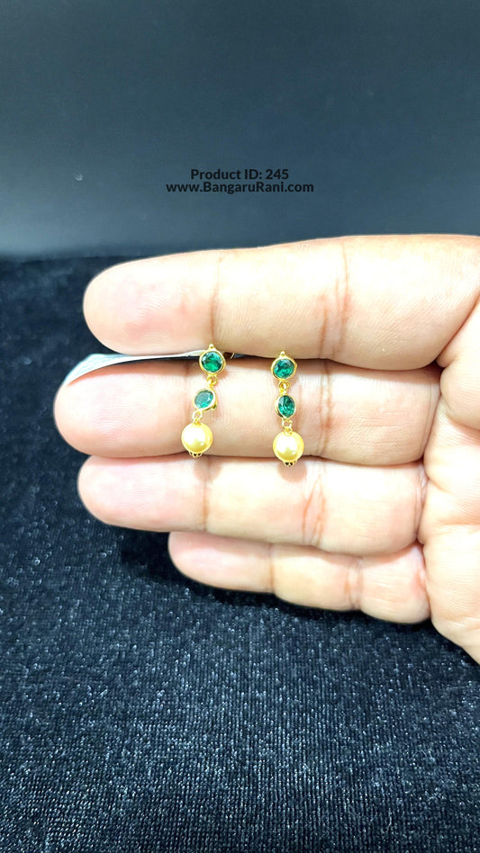 Saravana Jewellers 1.68gms GOLD EARRINGS 22K Yellow Gold