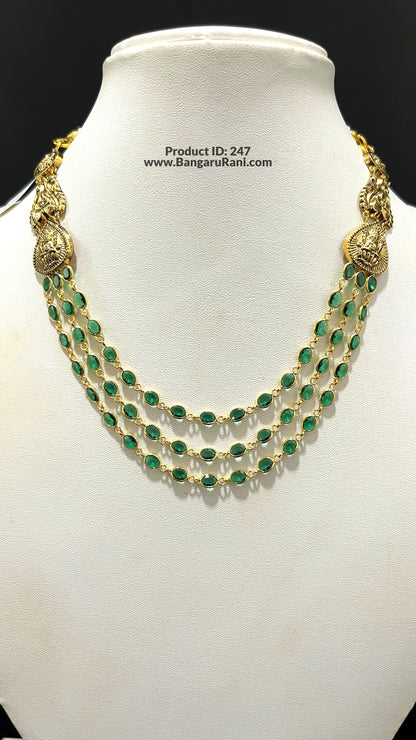 Saravana Jewellers 8.06gms GOLD NECKLACE 22K Yellow Gold