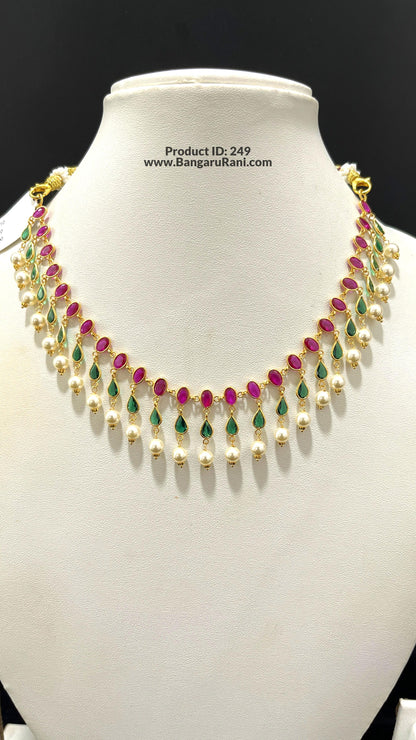 Saravana Jewellers 7.3gms GOLD NECKLACE 22K Yellow Gold