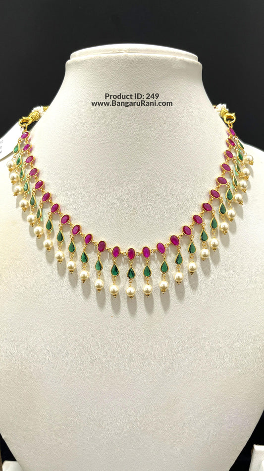 Saravana Jewellers 7.3gms GOLD NECKLACE 22K Yellow Gold