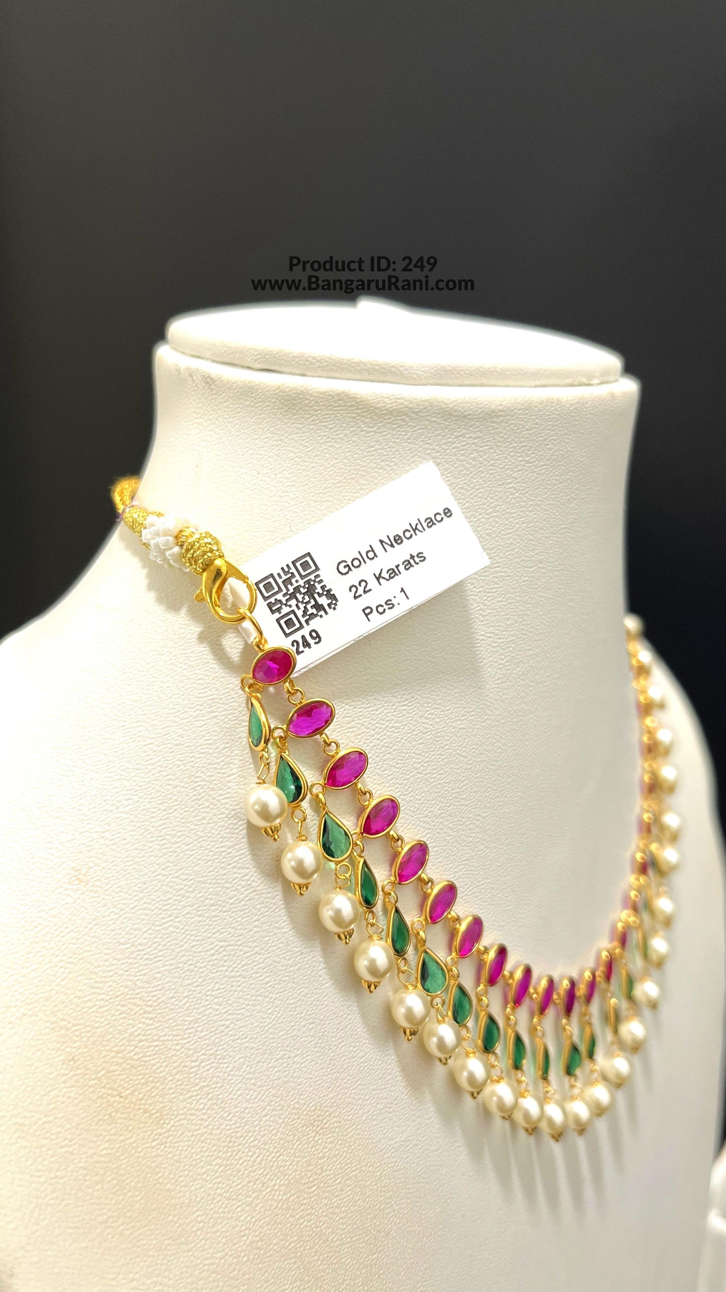 Saravana Jewellers 7.3gms GOLD NECKLACE 22K Yellow Gold