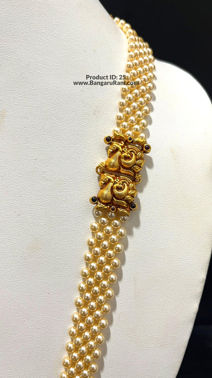 Saravana Jewellers 48.8gms SILVER HARAMS 916 Nakshi