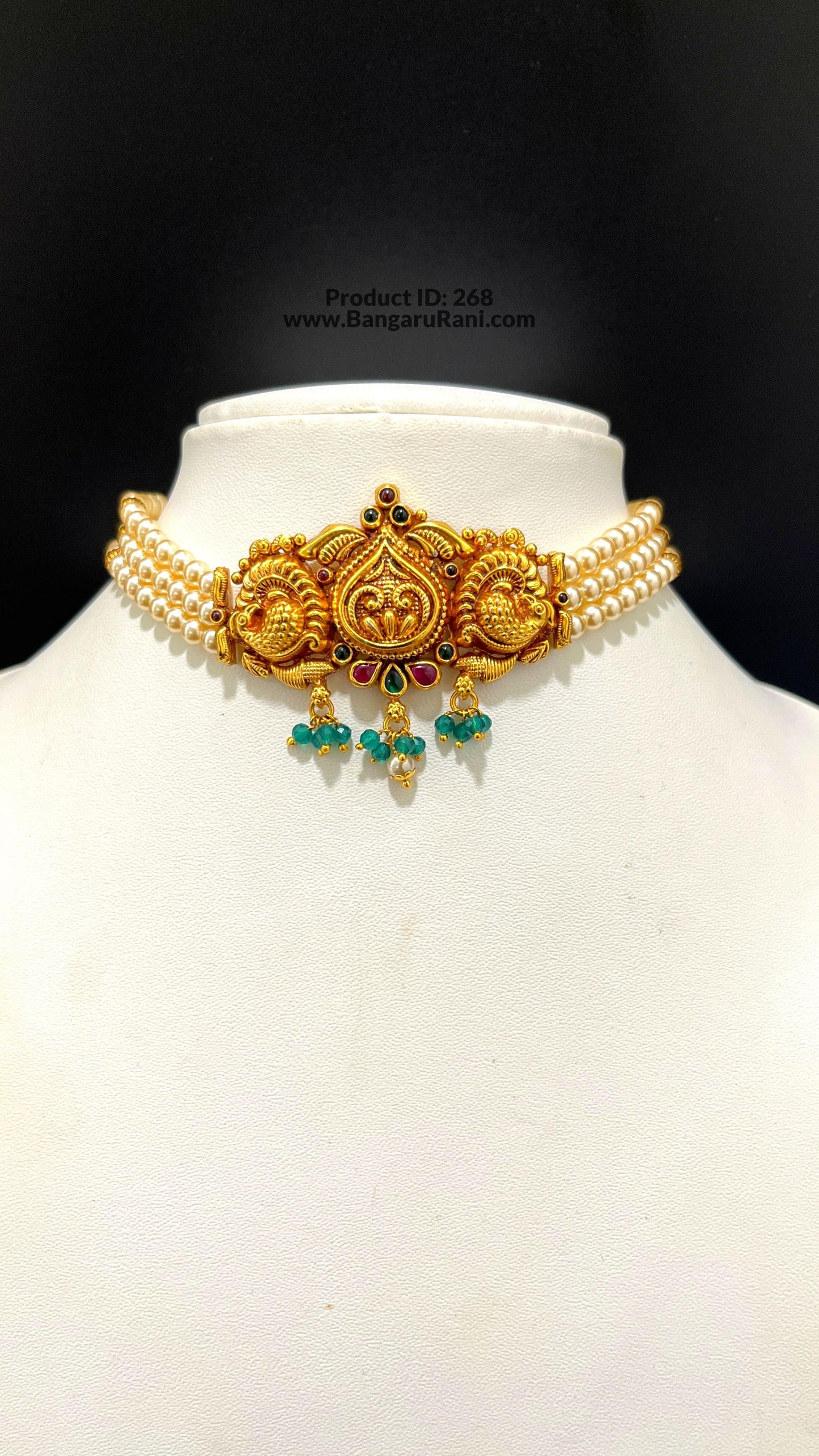 Saravana Jewellers SILVER pearl choker