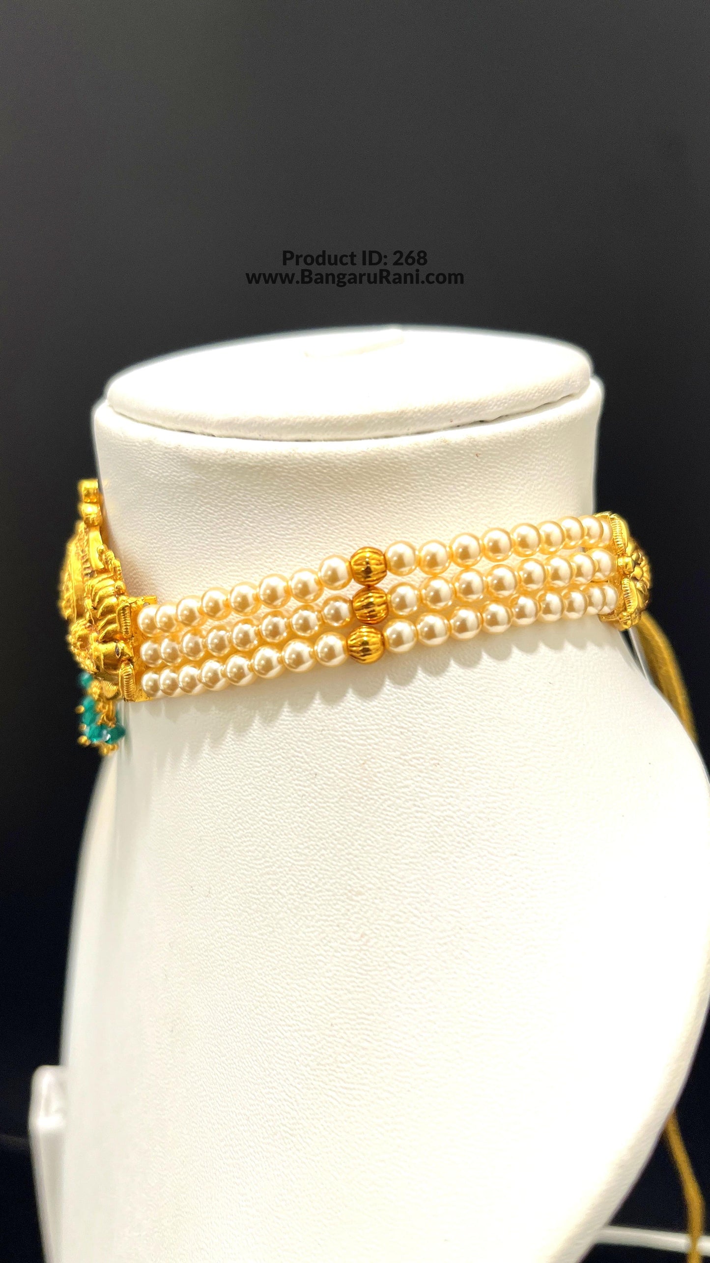 Saravana Jewellers SILVER pearl choker