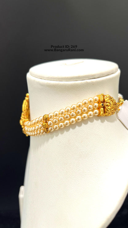 Saravana Jewellers SILVER pearl choker
