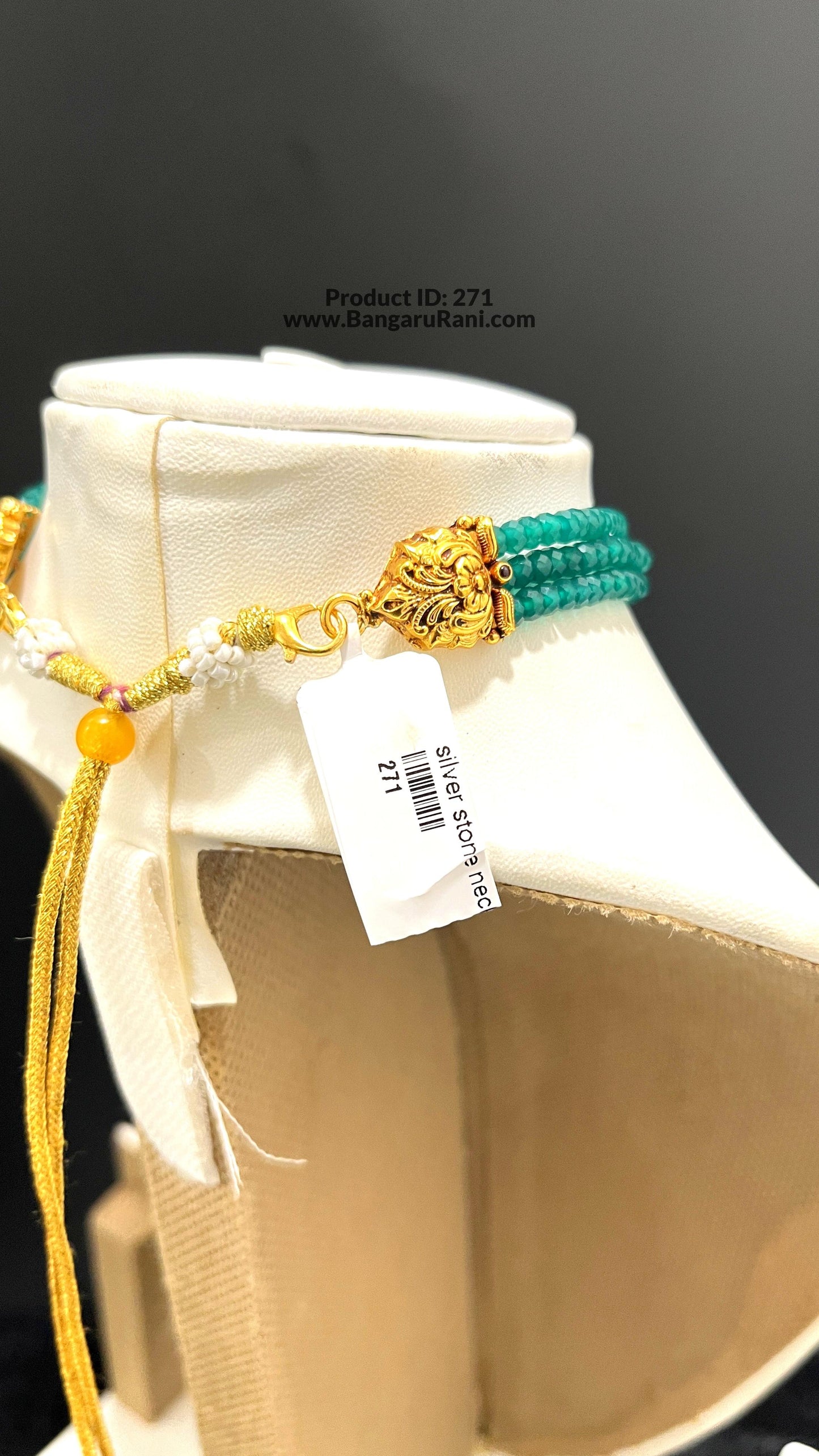 Saravana Jewellers SILVER beads-choker