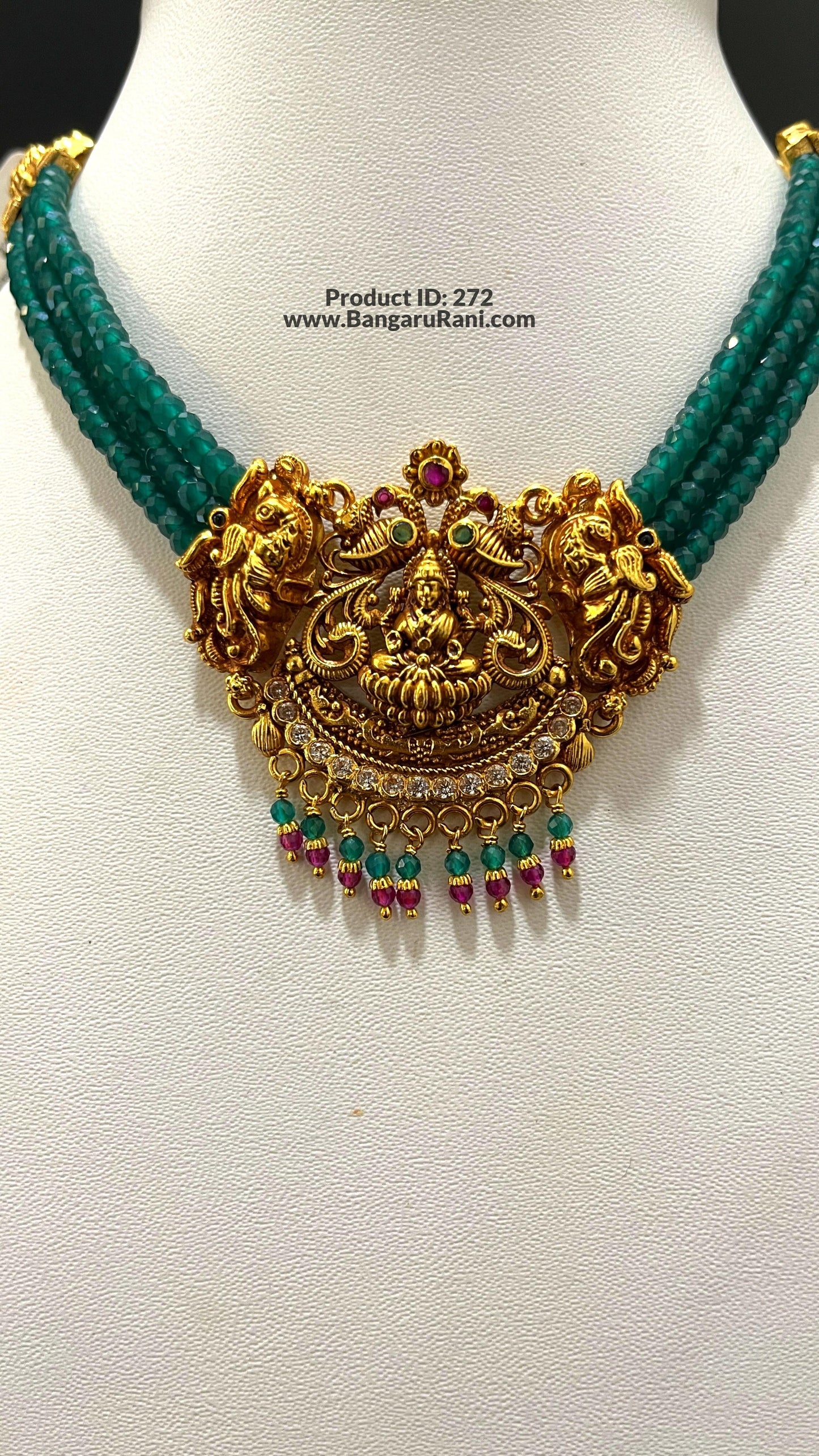 Saravana Jewellers SILVER beads-choker