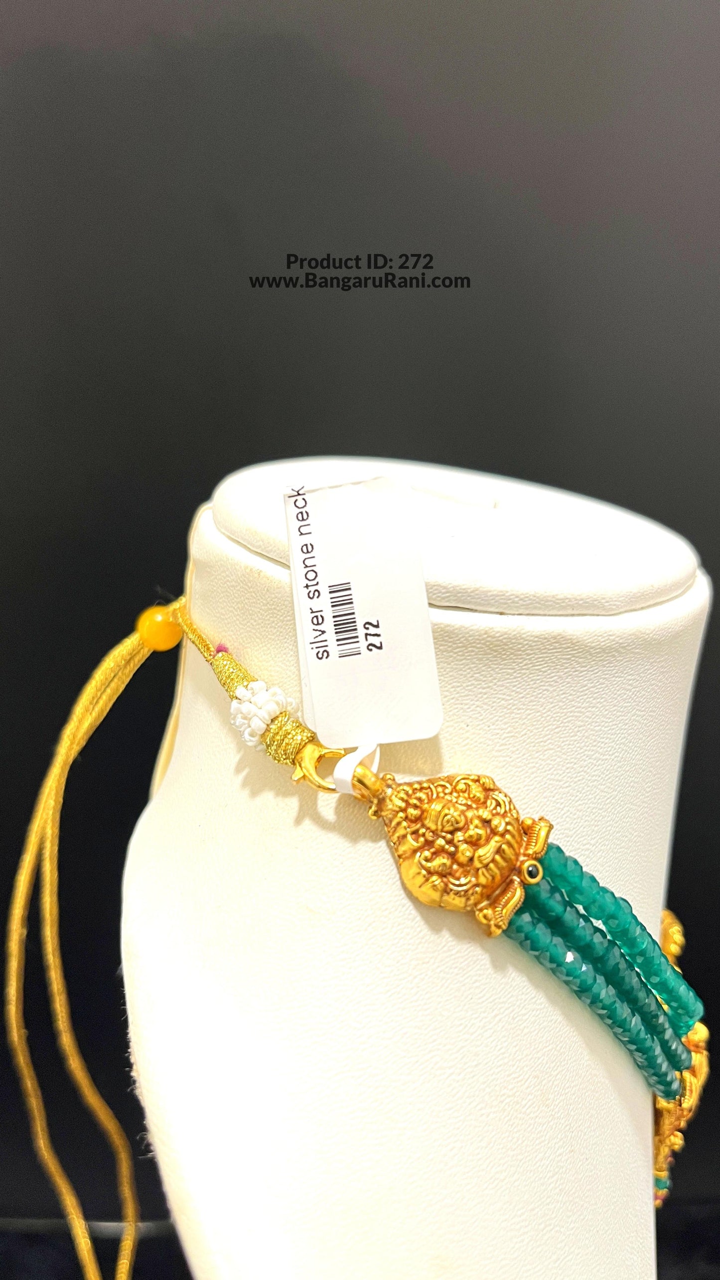 Saravana Jewellers SILVER beads-choker