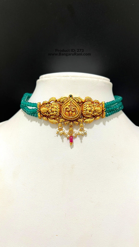 Saravana Jewellers SILVER beads-choker