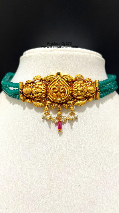 Saravana Jewellers SILVER beads-choker