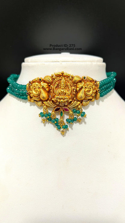 Saravana Jewellers SILVER beads-choker