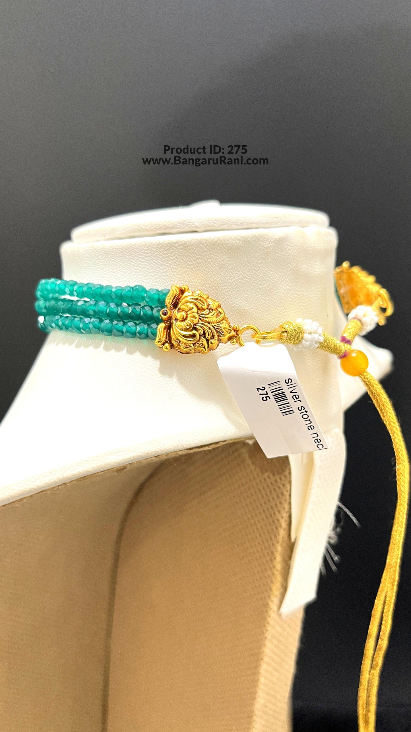 Saravana Jewellers SILVER beads-choker