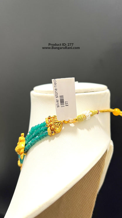 Saravana Jewellers SILVER beads-choker